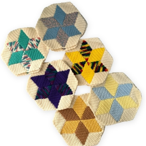 Comparing Blocking Acrylic Yarn with Natural Fibers