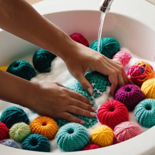 How to Hand Wash Acrylic Yarn
